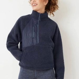 JoyLab Navy Fleece Sweatshirt